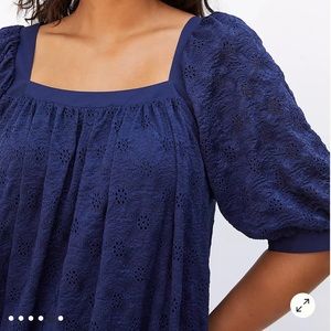 MAEVE Eyelet Mini Dress